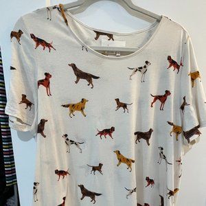 Anthropologie Dog Shirt size XL